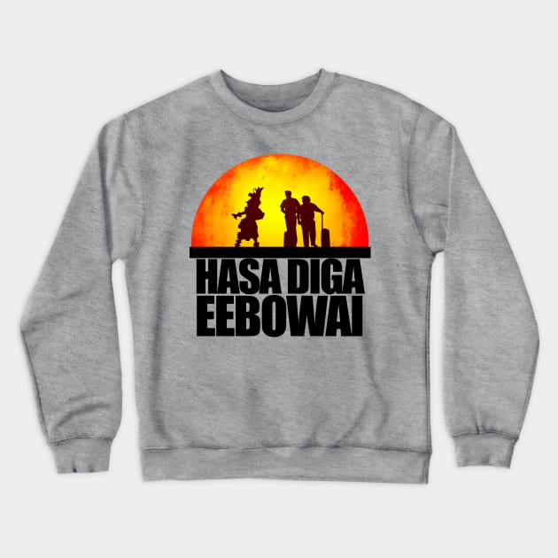 Hasa Diga Eebowai Crewneck Sweatshirt by Thistle997